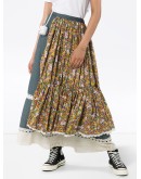 tiered prairie maxi skirt
