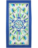 graphic-print beach towel