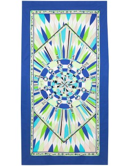 graphic-print beach towel