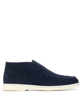 stitched flat loafers