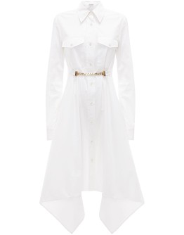 asymmetric shirt dress