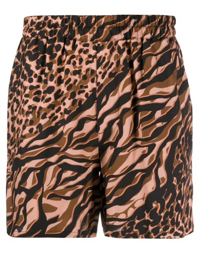 graphic print shorts