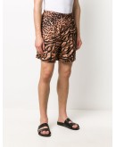 graphic print shorts