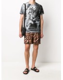 graphic print shorts