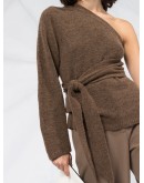 one-sleeve knitted top