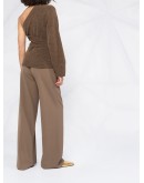 one-sleeve knitted top