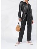 Ashton vegan leather jumpsuit