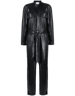 Ashton vegan leather jumpsuit