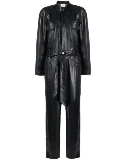 Ashton vegan leather jumpsuit