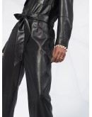 Ashton vegan leather jumpsuit
