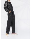 Ashton vegan leather jumpsuit