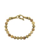 distressed bead bracelet
