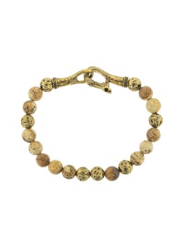 distressed bead bracelet