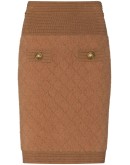 stretch-knit mini skirt