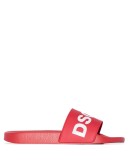 logo-print slide sandals