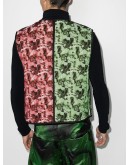 panelled embroidered waistcoat