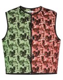 panelled embroidered waistcoat