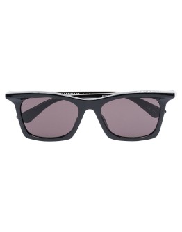 Rim rectangle-frame sunglasses