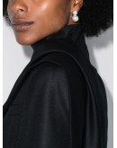  pavé crystal pearl clip earrings