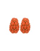 beaded clip earrings