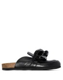 chain-toe slip-on mules