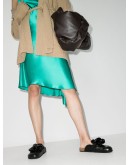 chain-toe slip-on mules