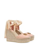  matelassé platform espadrilles