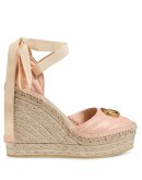  matelassé platform espadrilles