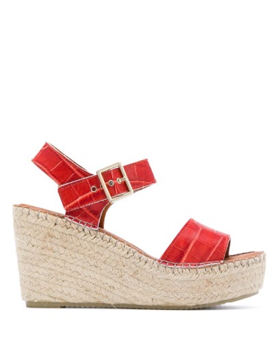 Kape croc-effect espadrilles