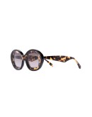 Arcos round-frame tortoiseshell sunglasses