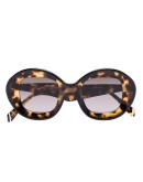Arcos round-frame tortoiseshell sunglasses