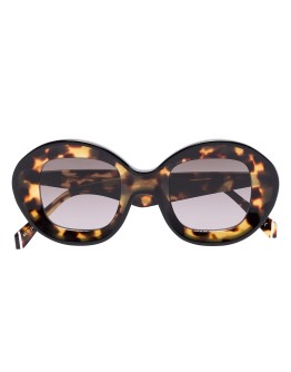 Arcos round-frame tortoiseshell sunglasses