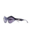 angular cat-eye frame sungalsses