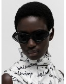 angular cat-eye frame sungalsses