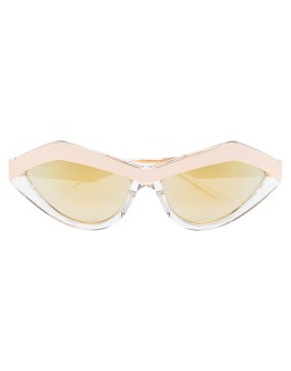 angular cat-eye frame sunglasses
