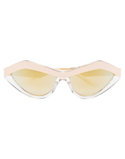 angular cat-eye frame sunglasses