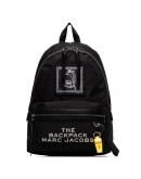 large logo-print backpack