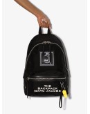 large logo-print backpack