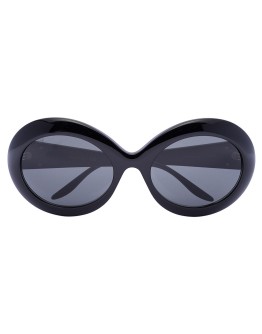 oversized round-frame sunglasses