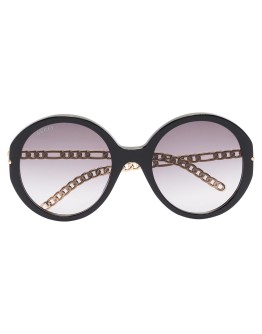 oversized-frame gradient-lens sunglasses