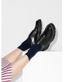 Maglie contrast-stitch Derby shoes