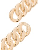 gold-plated grand chain earrings