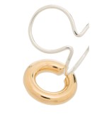 Wire sterling silver and gold-tone ear cuffs