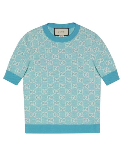 piquet knitted jumper