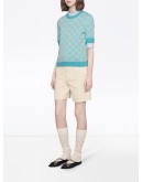 piquet knitted jumper