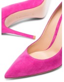 105mm suede pumps