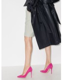 105mm suede pumps