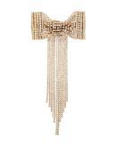 crystal bow hair clip