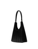 quilted leather tote bag