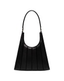 quilted leather tote bag